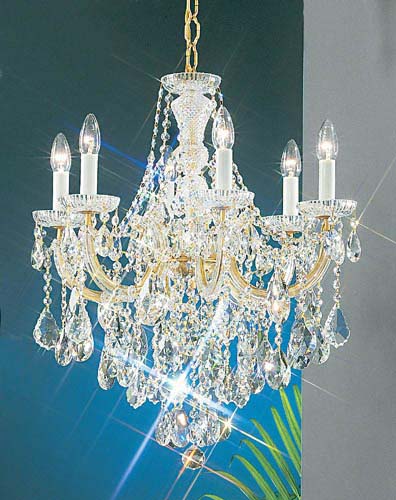 Classic Maria Theresa 8121 OWG C Chandelier Light - Olde World Gold