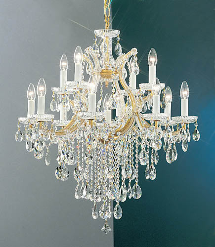 Classic Maria Theresa 8124 OWG C Chandelier Light - Olde World Gold