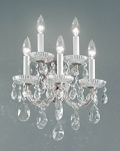 Classic Maria Theresa 8125 CH C Wall Sconce Light - Chrome