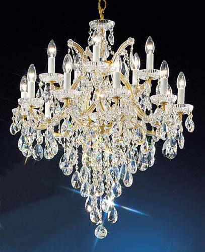 Classic Maria Theresa 8126 OWG C Chandelier Light - Olde World Gold