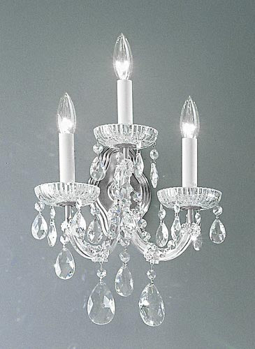 Classic Maria Theresa 8129 CH C Wall Sconce Light - Chrome