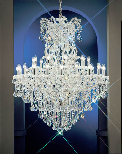 Classic Maria Theresa 8137 CH C Chandelier Light - Chrome