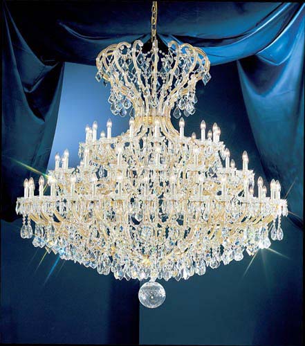 Classic Maria Theresa 8149 OWG C Chandelier Light - Olde World Gold