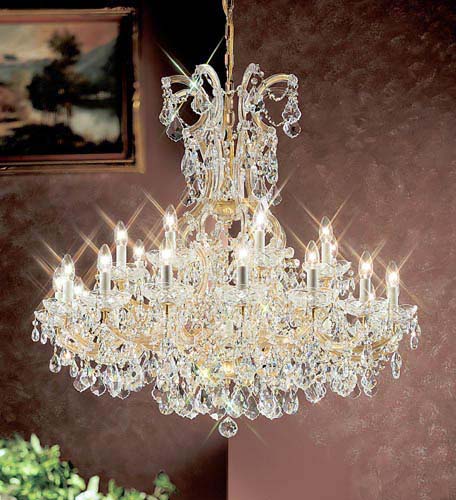 Classic Maria Theresa 8159 OWG C Chandelier Light - Olde World Gold