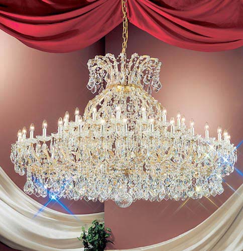 Classic Maria Theresa 8168 OWG C Chandelier Light - Olde World Gold