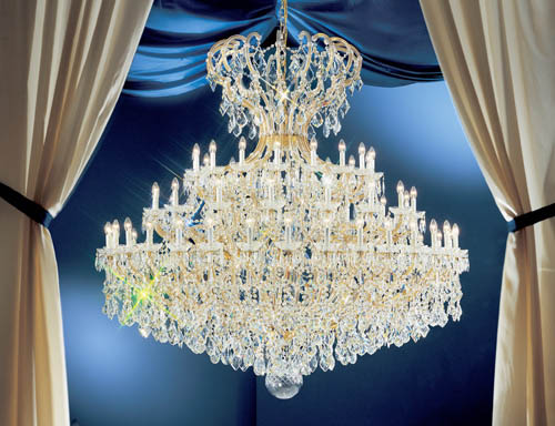 Classic Maria Theresa 8169 OWG C Chandelier Light - Olde World Gold
