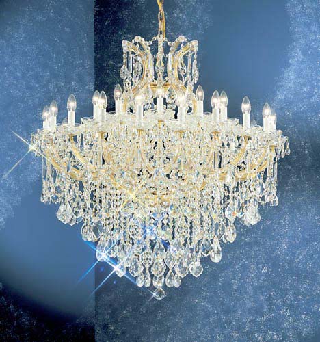 Classic Maria Theresa 8180 OWG C Chandelier Light - Olde World Gold