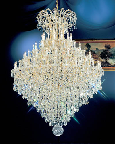 Classic Maria Theresa 8187 OWG C Chandelier Light - Olde World Gold
