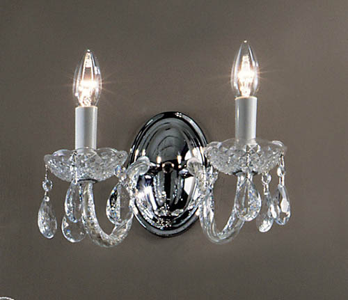 Classic Monticello 8232 CH I Wall Sconce Light - Chrome