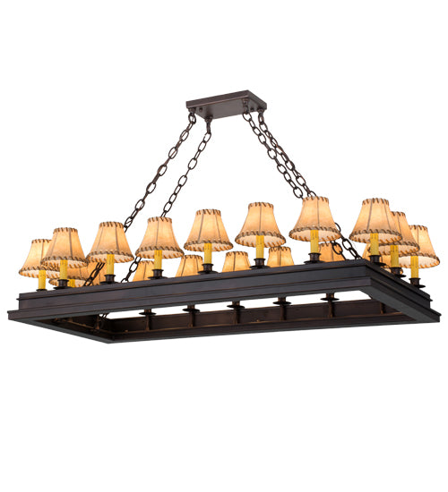 Meyda Tiffany Mezek 172608 Chandelier Light - Mahogany Bronze