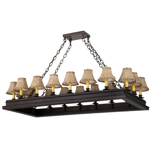 Meyda Tiffany Mezek 172608 Chandelier Light - Mahogany Bronze