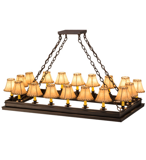 Meyda Tiffany Mezek 172608 Chandelier Light - Mahogany Bronze