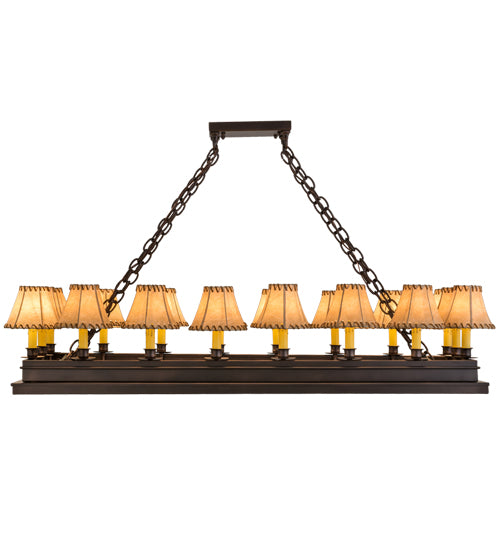 Meyda Tiffany Mezek 172608 Chandelier Light - Mahogany Bronze