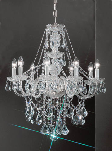 Classic Monticello 8258 CH C Chandelier Light - Chrome