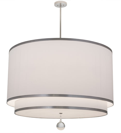 Meyda Tiffany Cilindro 172611 Pendant Light - Nickel, Crystal