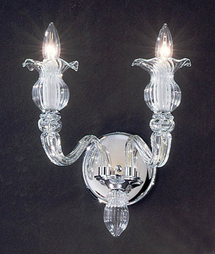 Classic Palermo 8292 CH Wall Sconce Light - Chrome
