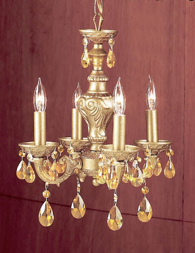 Classic Gabrielle 8334 OG PAM Chandelier Light - Olde Gold