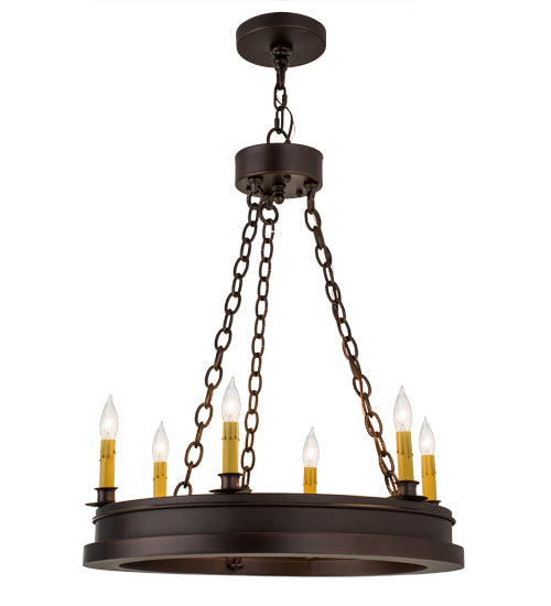 Meyda Tiffany Sullivan Ranch 172655 Chandelier Light - Mahogany Bronze