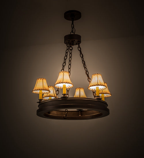 Meyda Tiffany Sullivan Ranch 172656 Chandelier Light - Mahogany Bronze