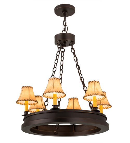 Meyda Tiffany Sullivan Ranch 172656 Chandelier Light - Mahogany Bronze