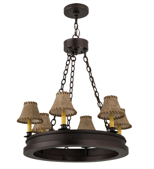 Meyda Tiffany Sullivan Ranch 172656 Chandelier Light - Mahogany Bronze