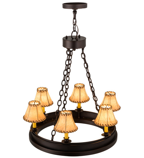 Meyda Tiffany Sullivan Ranch 172656 Chandelier Light - Mahogany Bronze