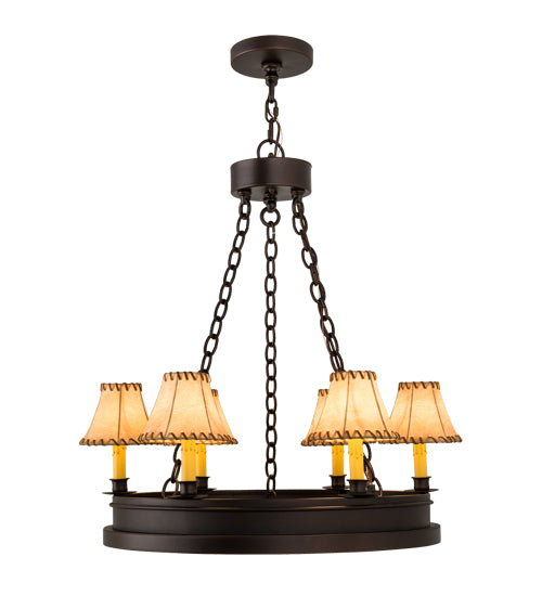 Meyda Tiffany Sullivan Ranch 172656 Chandelier Light - Mahogany Bronze