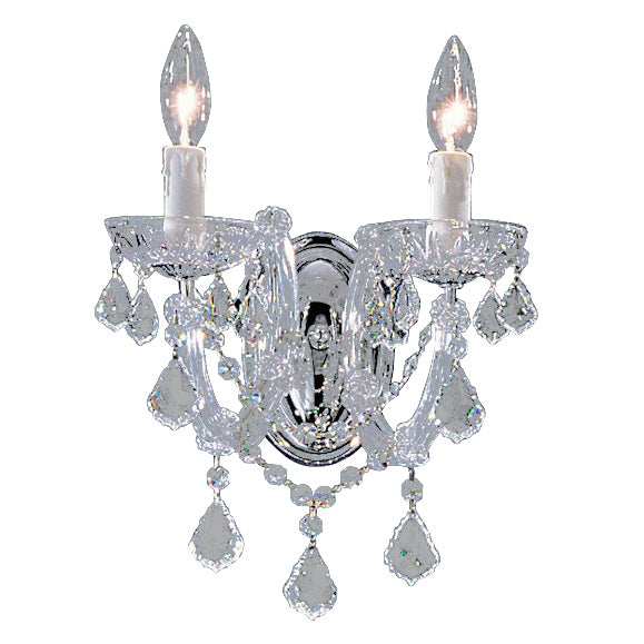 Classic Rialto Traditional 8342 CH CP Wall Sconce Light - Chrome