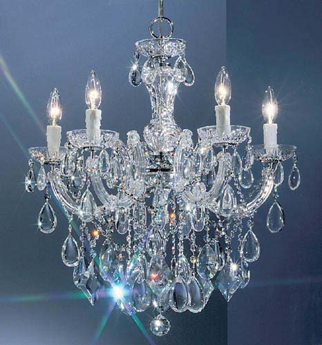 Classic Rialto Contemporary 8355 CH C Chandelier Light - Chrome