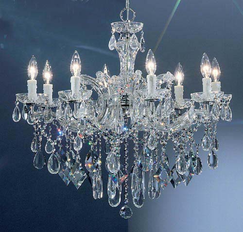 Classic Rialto Contemporary 8358 CH C Chandelier Light - Chrome