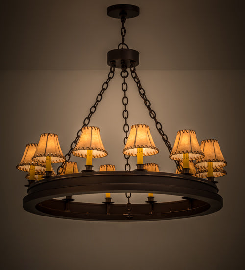Meyda Tiffany Sullivan Ranch 172680 Chandelier Light - Mahogany Bronze