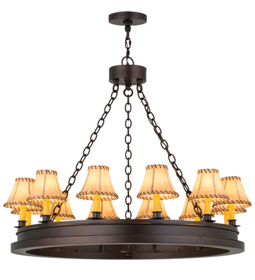Meyda Tiffany Sullivan Ranch 172680 Chandelier Light - Mahogany Bronze