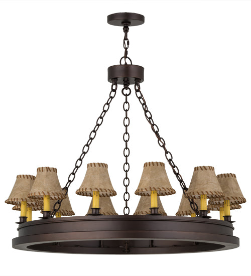 Meyda Tiffany Sullivan Ranch 172680 Chandelier Light - Mahogany Bronze