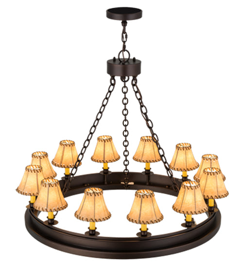 Meyda Tiffany Sullivan Ranch 172680 Chandelier Light - Mahogany Bronze