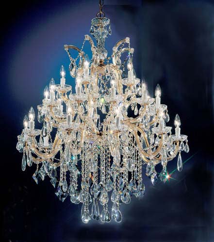 Classic Rialto Contemporary 8359 GP C Chandelier Light - Gold Color Plated