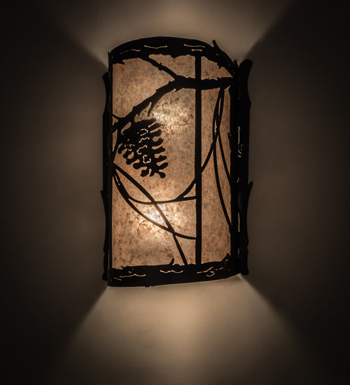 Meyda Tiffany Whispering Pines 172700 Wall Light - Oil Rubbed Bronze