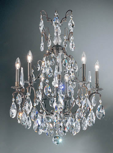 Classic Versailles 9007 AB C Chandelier Light - Antique Bronze