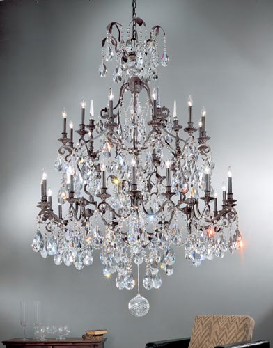 Classic Versailles 9030 AB C Chandelier Light - Antique Bronze