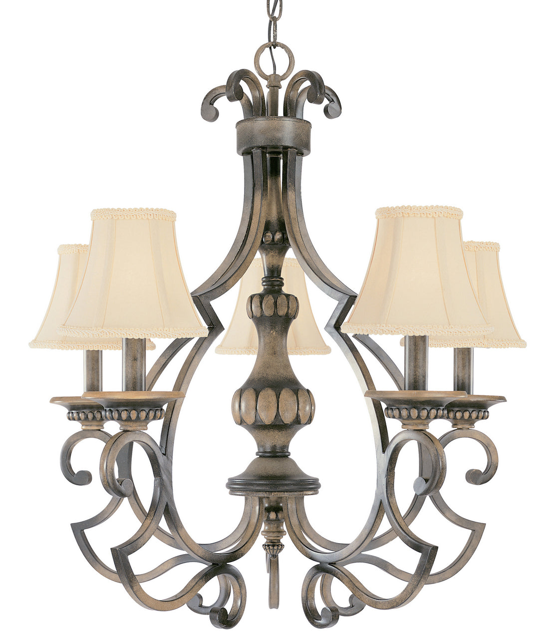 Classic Westchester 92705 HRW Chandelier Light - Honey Rubbed Walnut