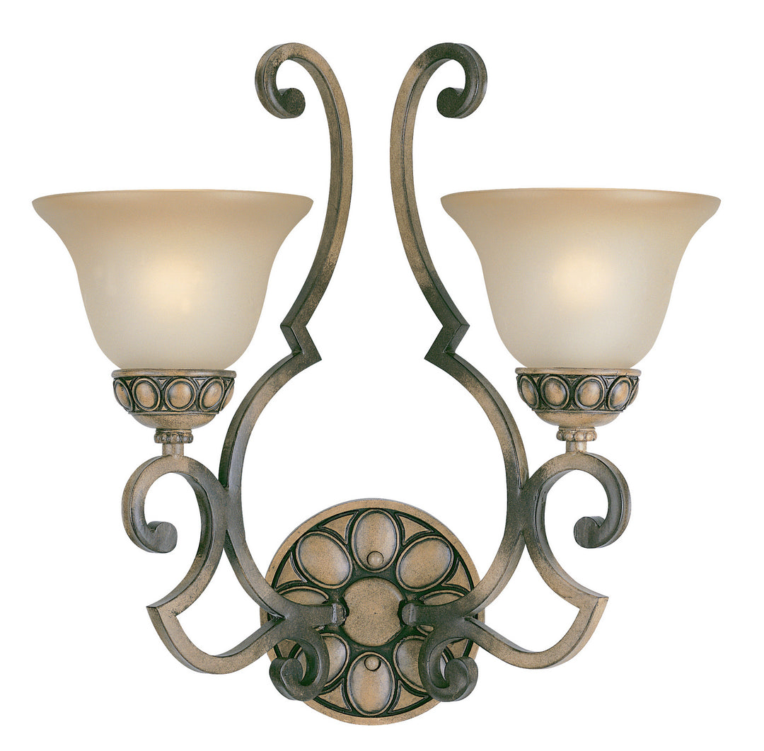 Classic Westchester 92712 HRW Wall Sconce Light - Honey Rubbed Walnut