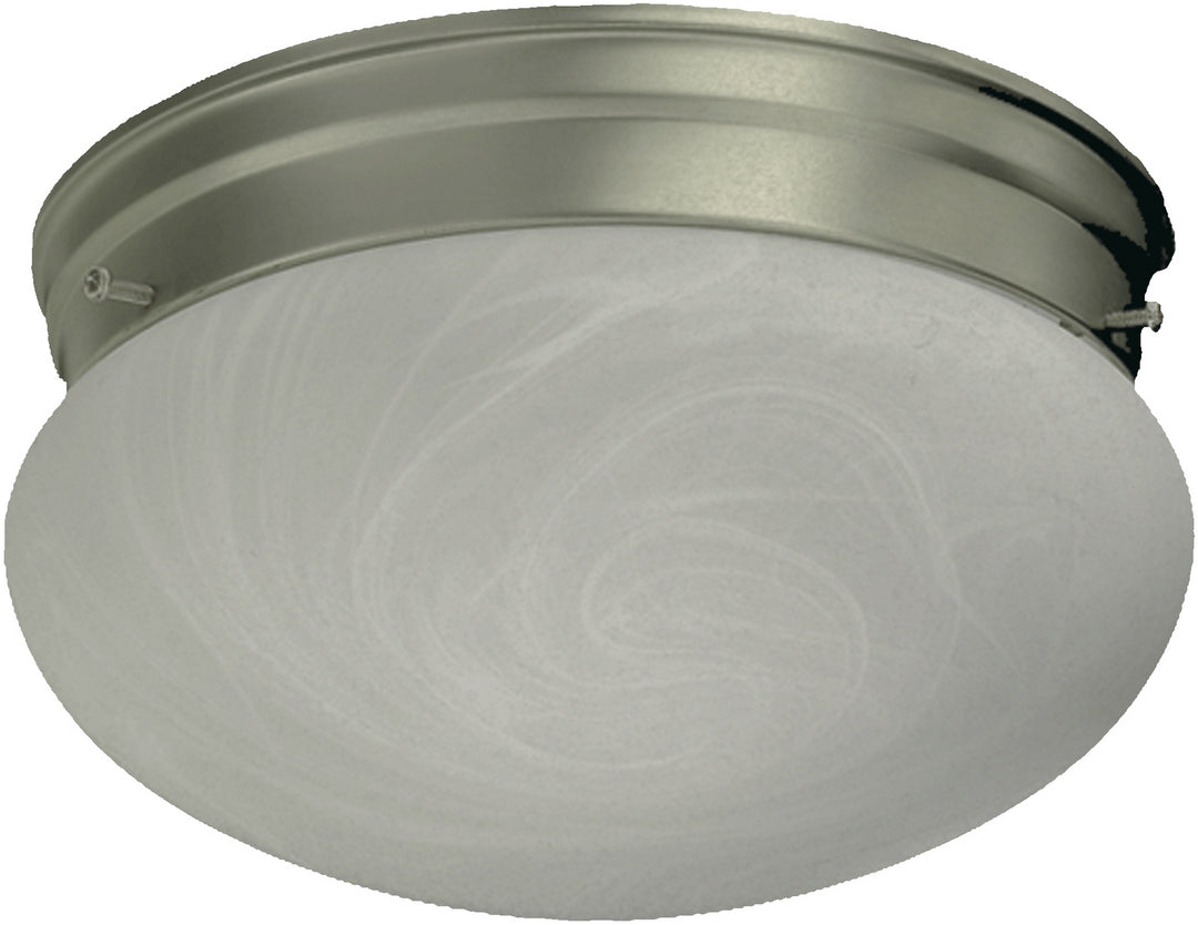 Quorum 3021 Faux Alabaster Mushrooms 3021-6-65 Ceiling Light - Satin Nickel