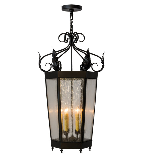 Meyda Tiffany Regency 172965 Pendant Light - Nickel, Transparent Copper