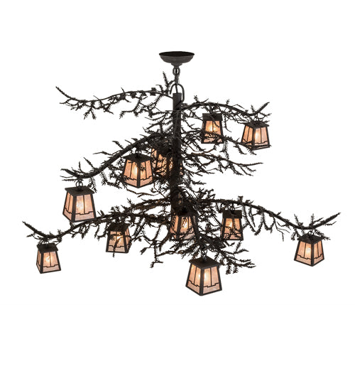 Meyda Tiffany Pine Branch 173025 Chandelier Light - Dark Roast