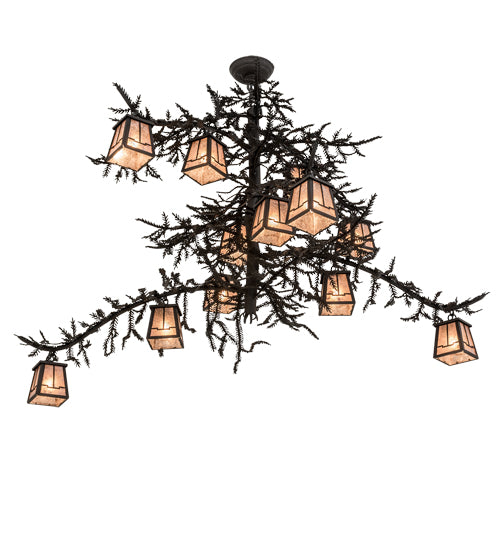 Meyda Tiffany Pine Branch 173025 Chandelier Light - Dark Roast