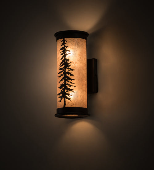 Meyda Tiffany Tall Pines 173131 Wall Light - Timeless Bronze