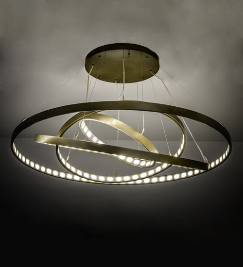 Meyda Tiffany Anillo 173164 Chandelier Light - Timeless Bronze