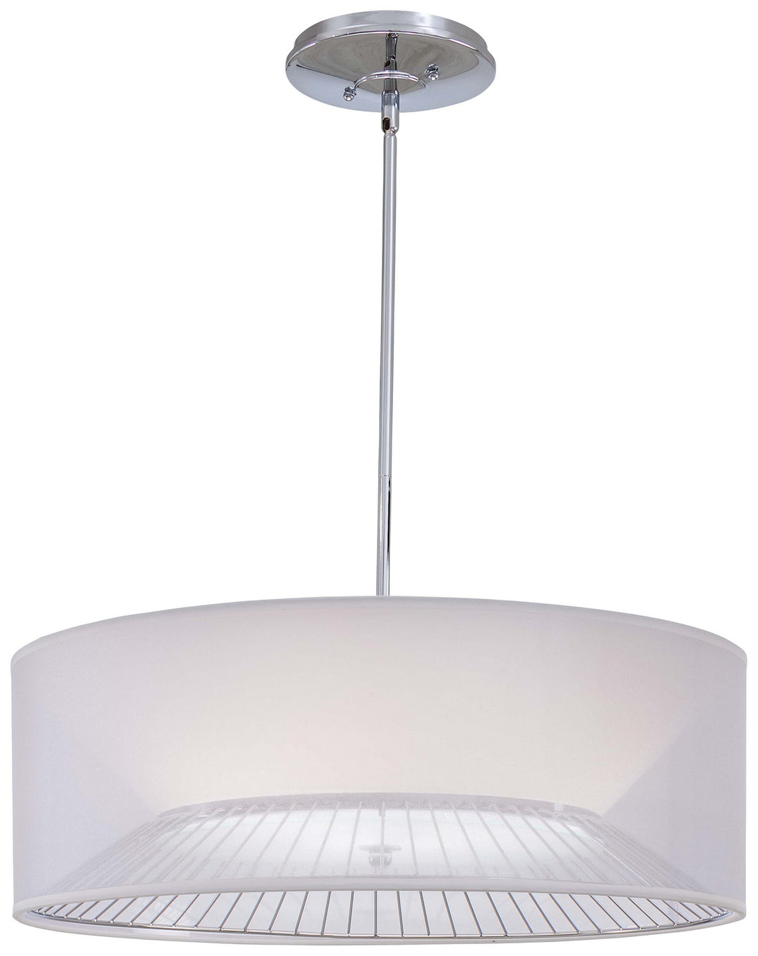 George Kovacs Bridge P313-077 Pendant Light - Chrome