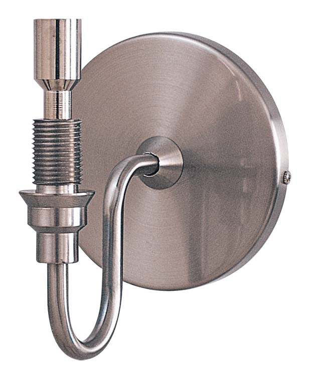 George Kovacs Lighting P442-084 Decorative Wall Sconces One Light Wall Sconce Utility Light Pewter, Nickel, Silver