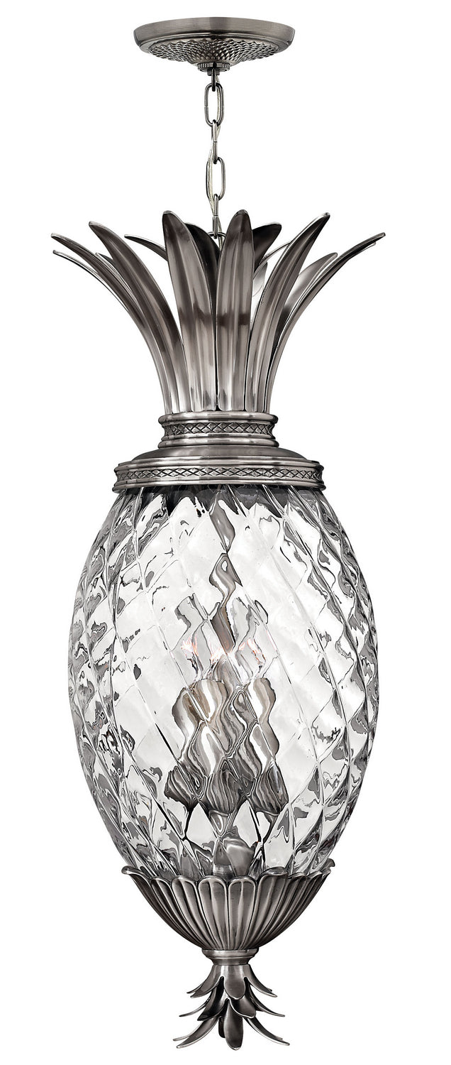 Hinkley Lighting 2222PL  Plantation Outdoor Polished Antique Nickel