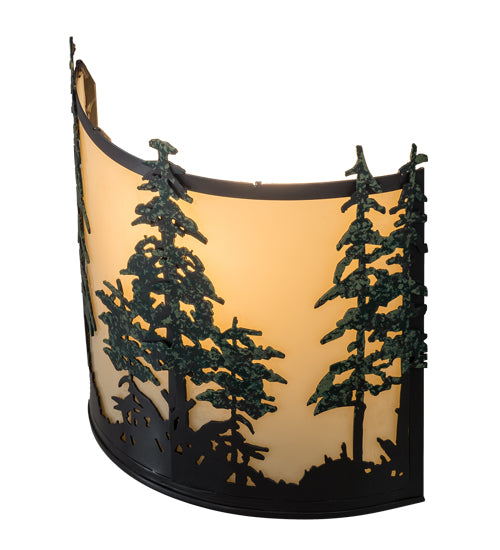 Meyda Tiffany Tall Pines 173383 Wall Light - Timeless Bronze